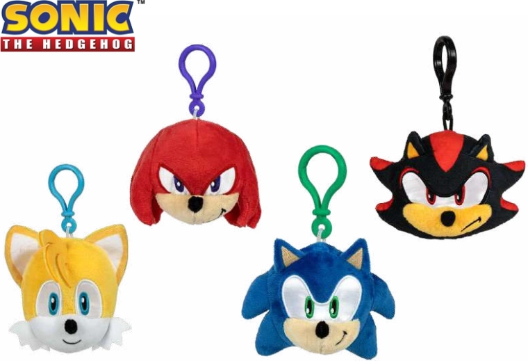 Portachiavi peluche Sonic 12 cm