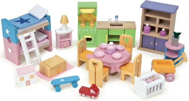 Le Toy Van set iniziale di mobili per casa delle bambole