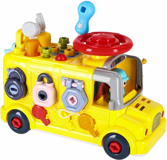 Autobus a ruote ricco di attività