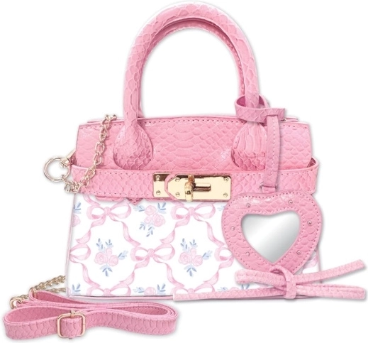 Mini borsetta rosa Hot Focus con clip da cintura