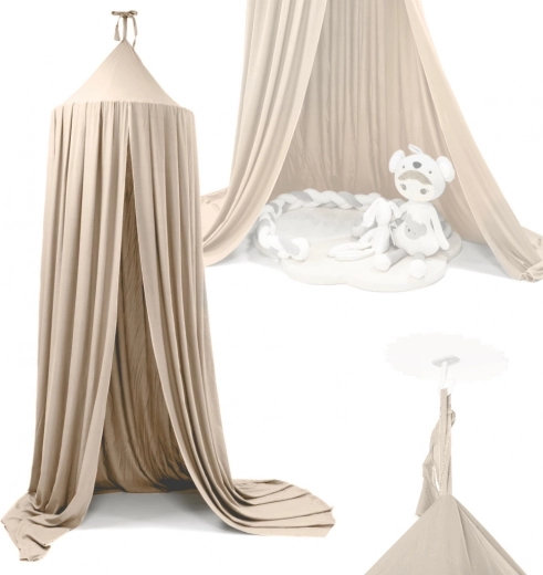 Baldacchino sospeso per culla/lettino – Beige