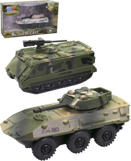 Carro armato in metallo a retrocarica in scala 1:55 - 1 pezzo