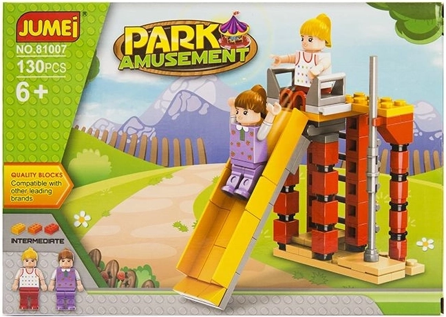 Costruzioni Jumei parco divertimenti 130 pezzi (25 × 18 cm) - 1 pezzo