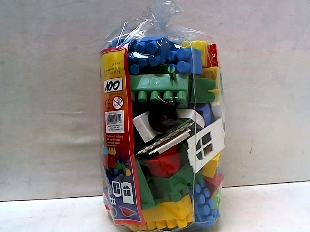 Mattoncini da costruzione in plastica da 100 pezzi