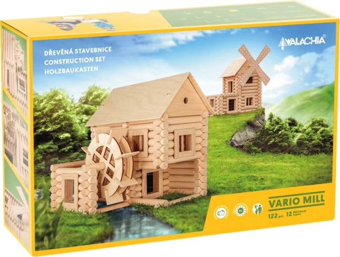 Walachia kit di costruzione in legno Vario Mill (122 pezzi)