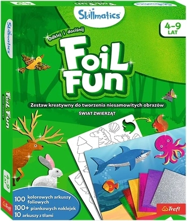 Trefl Skillmatics FoilFun mondo degli animali