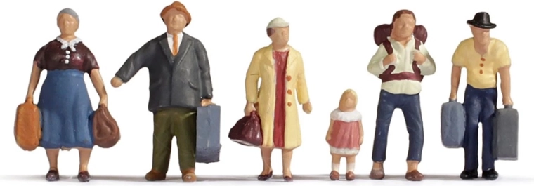 Noch set di figurine viaggiatori H0