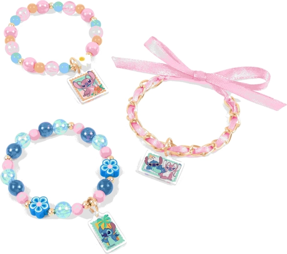 Crea fino a 12 braccialetti con ciondoli di Stitch