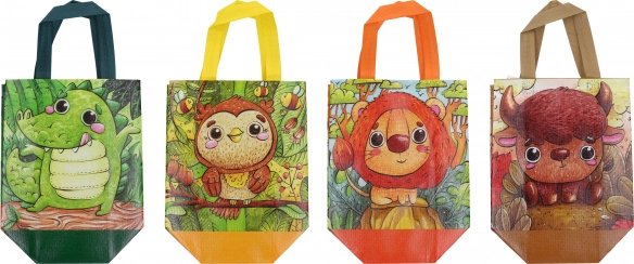 Borsa regalo XS 22x23x11 cm per bambini in tessuto non tessuto