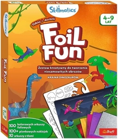 Skillmatics Foil Fun Paesaggio dei dinosauri – kit creativo con lamine