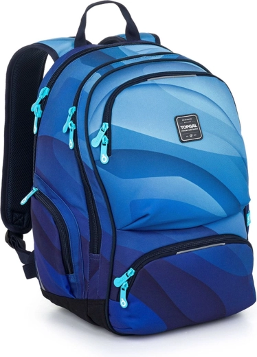 Zaino da studente blu Topgal Roth