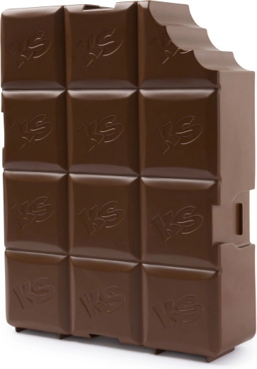 Pratica scatola in stile tavoletta di cioccolato