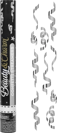 Beauty Charm coriandoli pneumatici – stelle filanti argentate