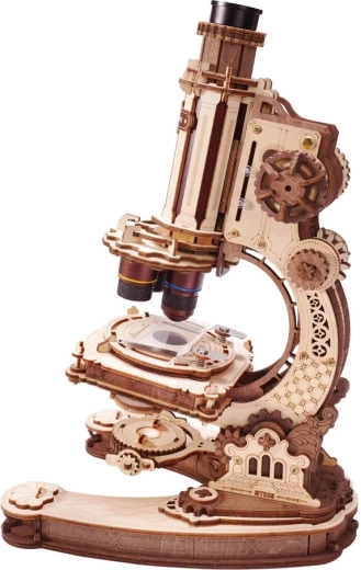 RoboTime ROKR microscopio 3D meccanico in legno da assemblare
