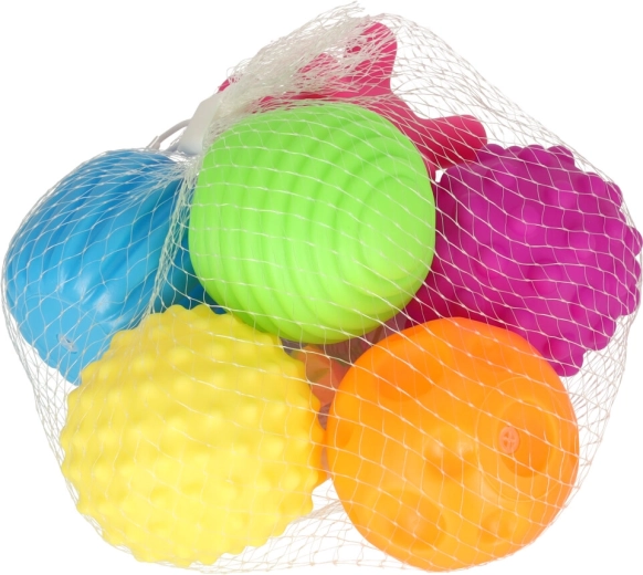Palline sensoriali per bambini, set da 6 pezzi in rete