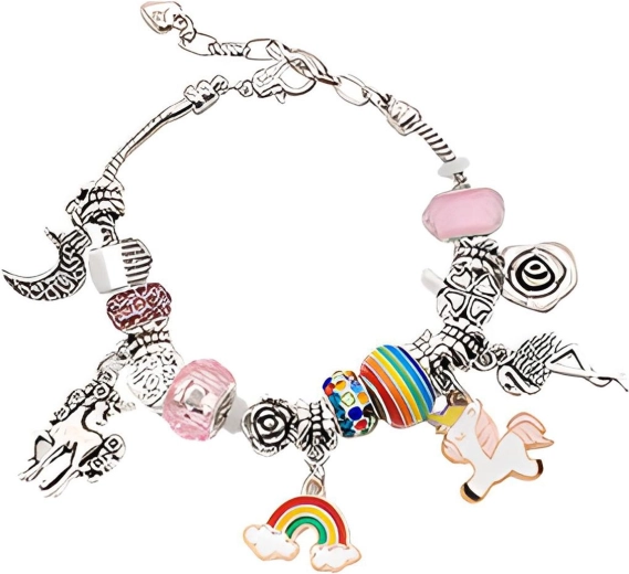Braccialetti charms con motivi giocosi