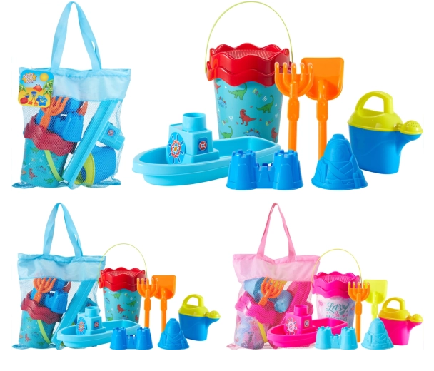 Set di 8 giocattoli da spiaggia per bambini