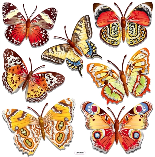 Adesivi murali 3D decorativi – farfalle