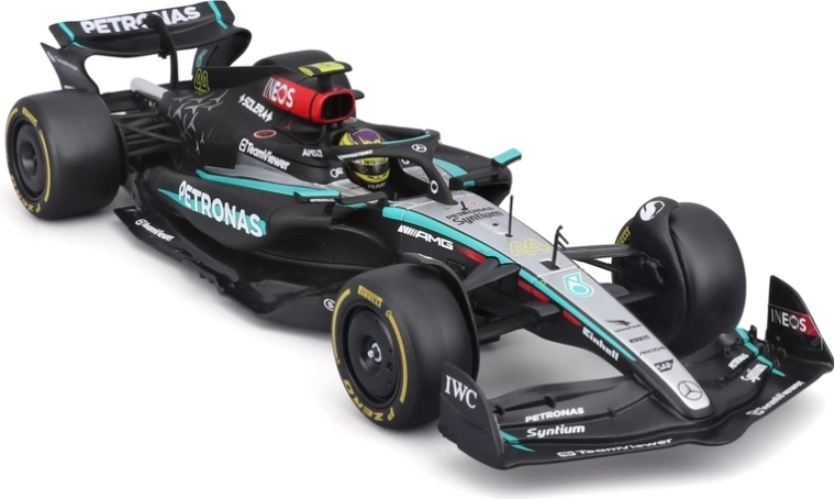 Design autentico Mercedes-AMG Petronas W15 (2024)