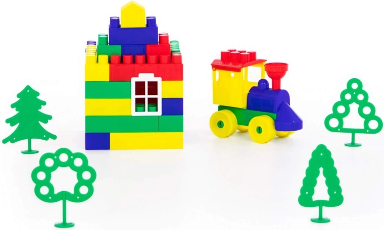 Costruzione facile grazie ai pezzi grandi