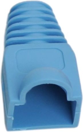 Protezione blu antipiega per cavi per connettori modulari 8P8C