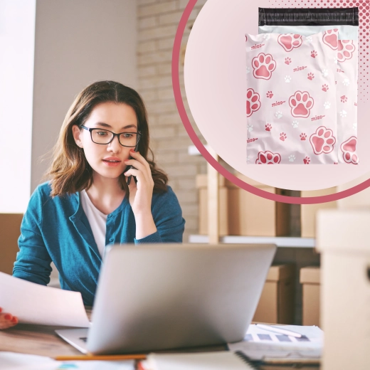 Chiusura autoadesiva per un imballaggio espresso