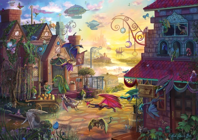 Puzzle Posta del Drago 1000 pezzi