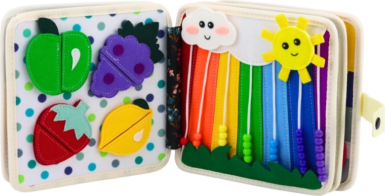 Elementi sensoriali e perline per le dita