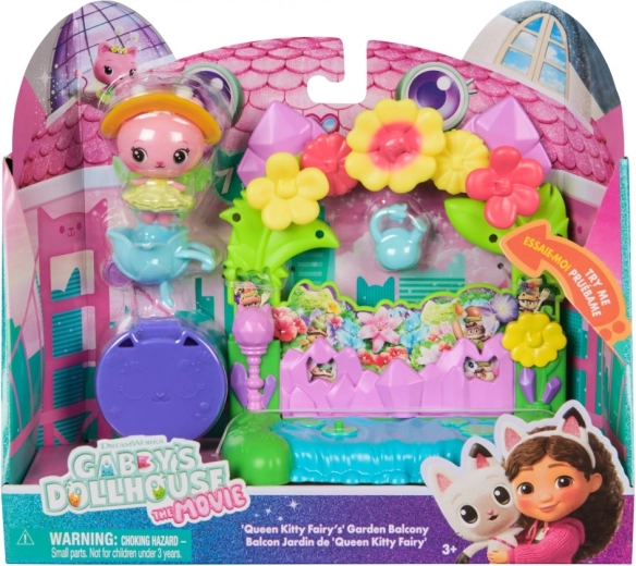 La casa delle bambole di Gabby – balcone da giardino della Gatta Fata