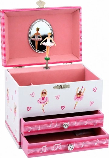 Melodia magica e ballerina che ruota