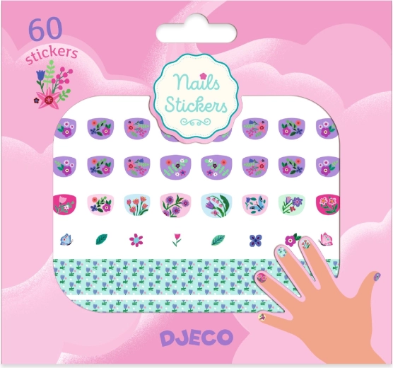 Djeco adesivi per unghie con fiori