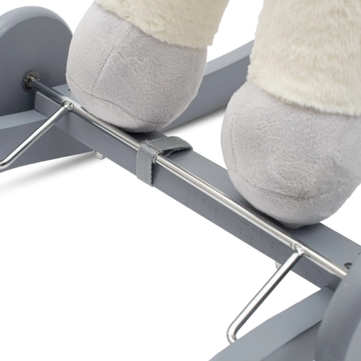 Base in legno stabile e rinforzi in metallo