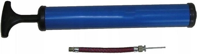 Pompa manuale Enero per palloni 30 cm con tubo e ago
