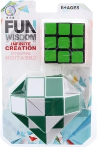 Set di cubo componibile e rompicapo a forma di cuore - 2 pezzi
