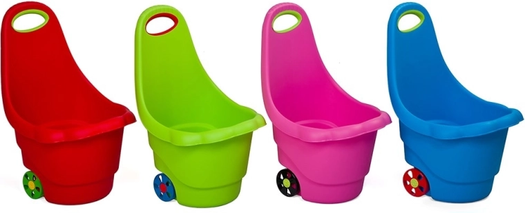 Varietà di colori e plastica resistente