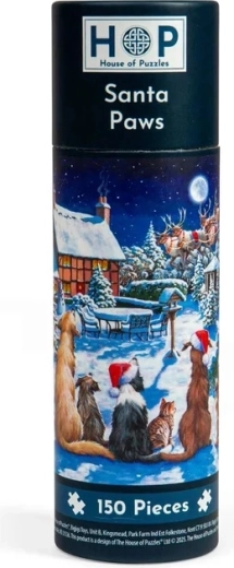 Mini puzzle Gli animali di Babbo Natale