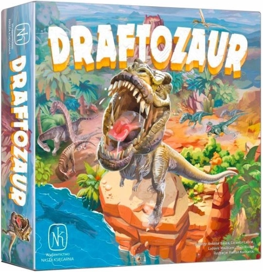 Draftozaur – gioco strategico per famiglie con dinosauri in legno