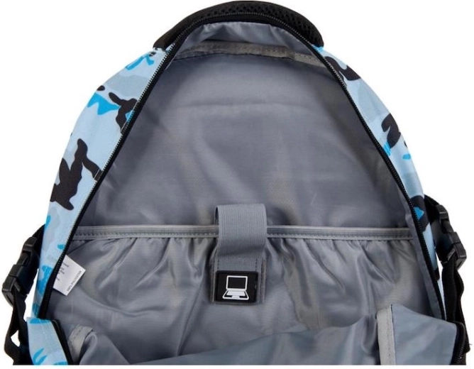 Tasca per notebook e tasche laterali in rete