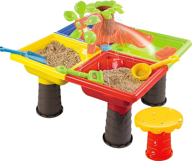 Gioco sensoriale acqua + sabbia in uno