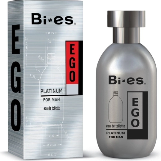 Eau de toilette da uomo BI-ES Platinum 100 ml