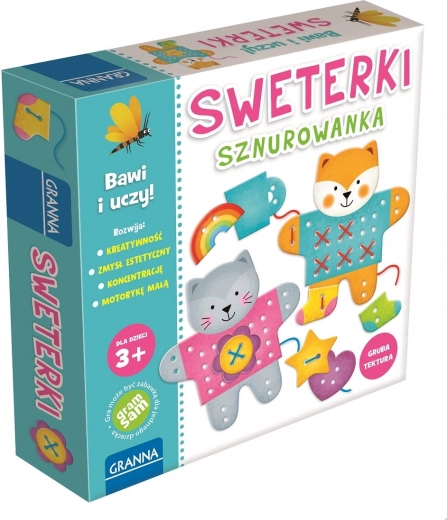 Maglioncini da allacciare granna – gioco creativo per bambini dai 3 anni