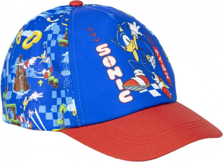 Cappellino con visiera Sonic (rosso-blu), Cerda - 1 pezzo
