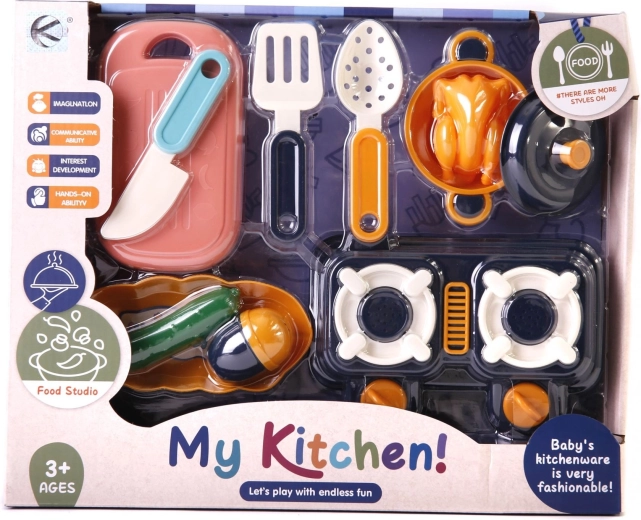 Set da cucina con accessori (10 pezzi) - 1 pezzo