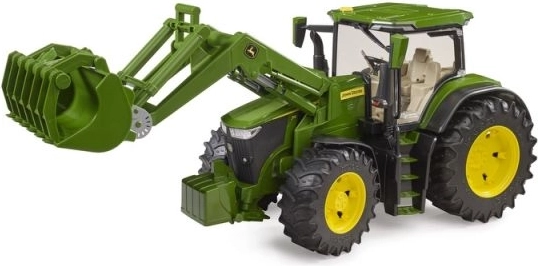 Trattore Bruder John Deere 7R 350 con caricatore frontale
