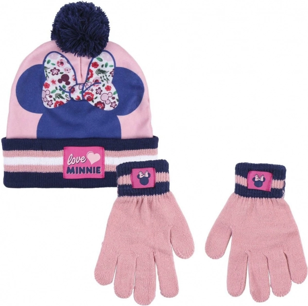 Set cappello + guanti Minnie