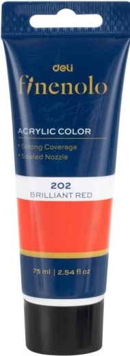Vernice acrilica 75 ml rossa