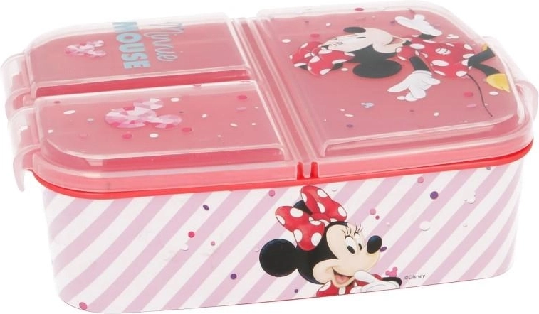 Porta-pranzo Minnie Mouse con 3 scomparti