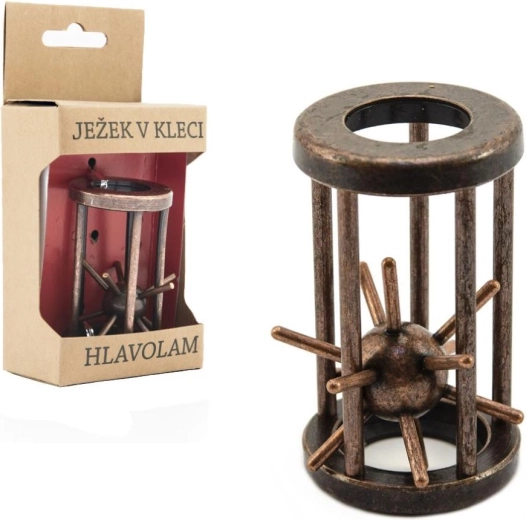 Puzzle meccanico in metallo Riccio in gabbia