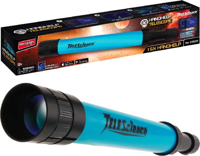 Telescopio per bambini TeleScience 15×30 mm con app Star Walk 2