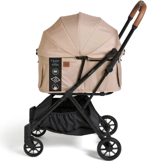 Ruote anteriori ammortizzate e piroettanti e grande cestino con magnete